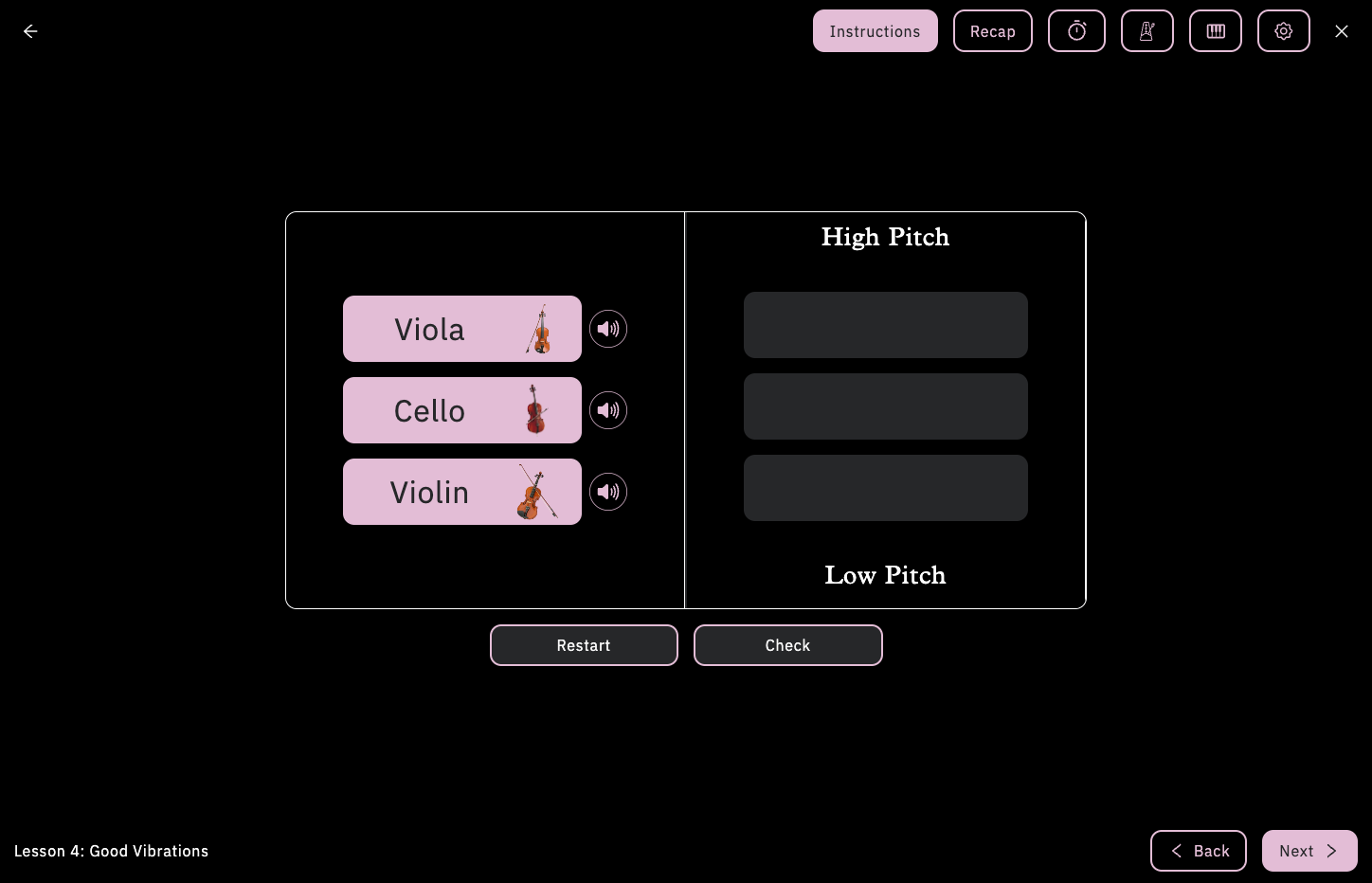 Sort items game after redesign with clear categories