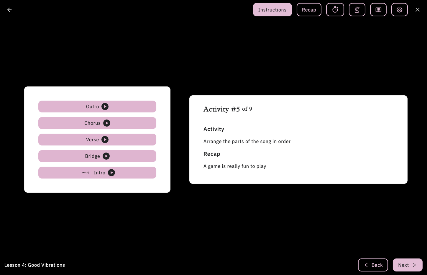 Sort items game before redesign